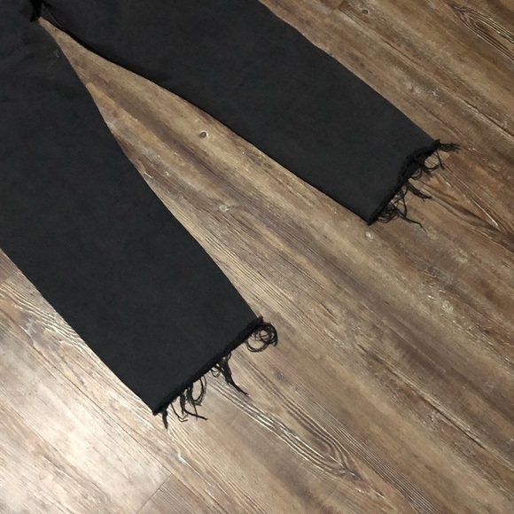 Rolla's Jeans Men's 34 Relaxo Relaxed Fit Chopped Cropped in Stone Black Denim - Picture 8 of 9